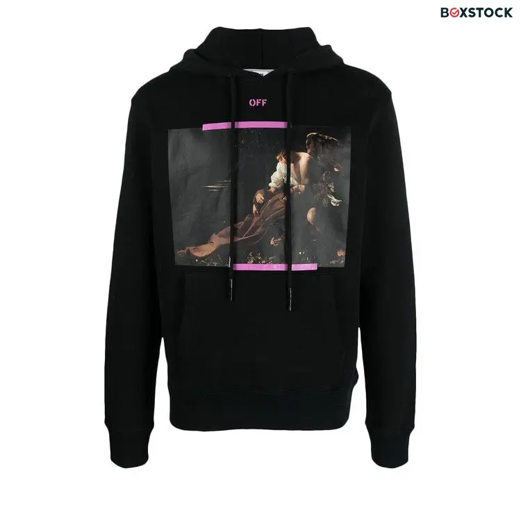 Off-White Caravaggio Print Hoodie 'Black Cyclamen' Spring/Summer 2023