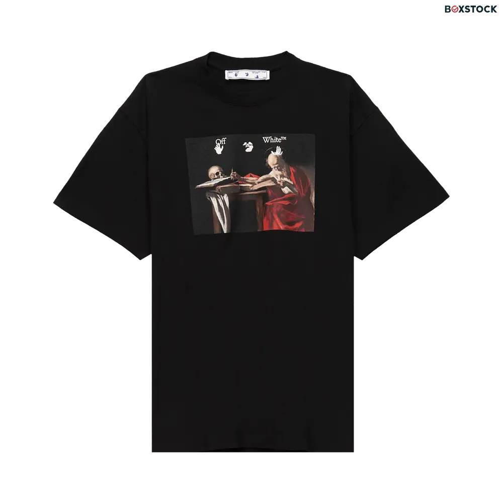 Off-White Caravaggio Short-Sleeve Over Tee 'Black/Red'