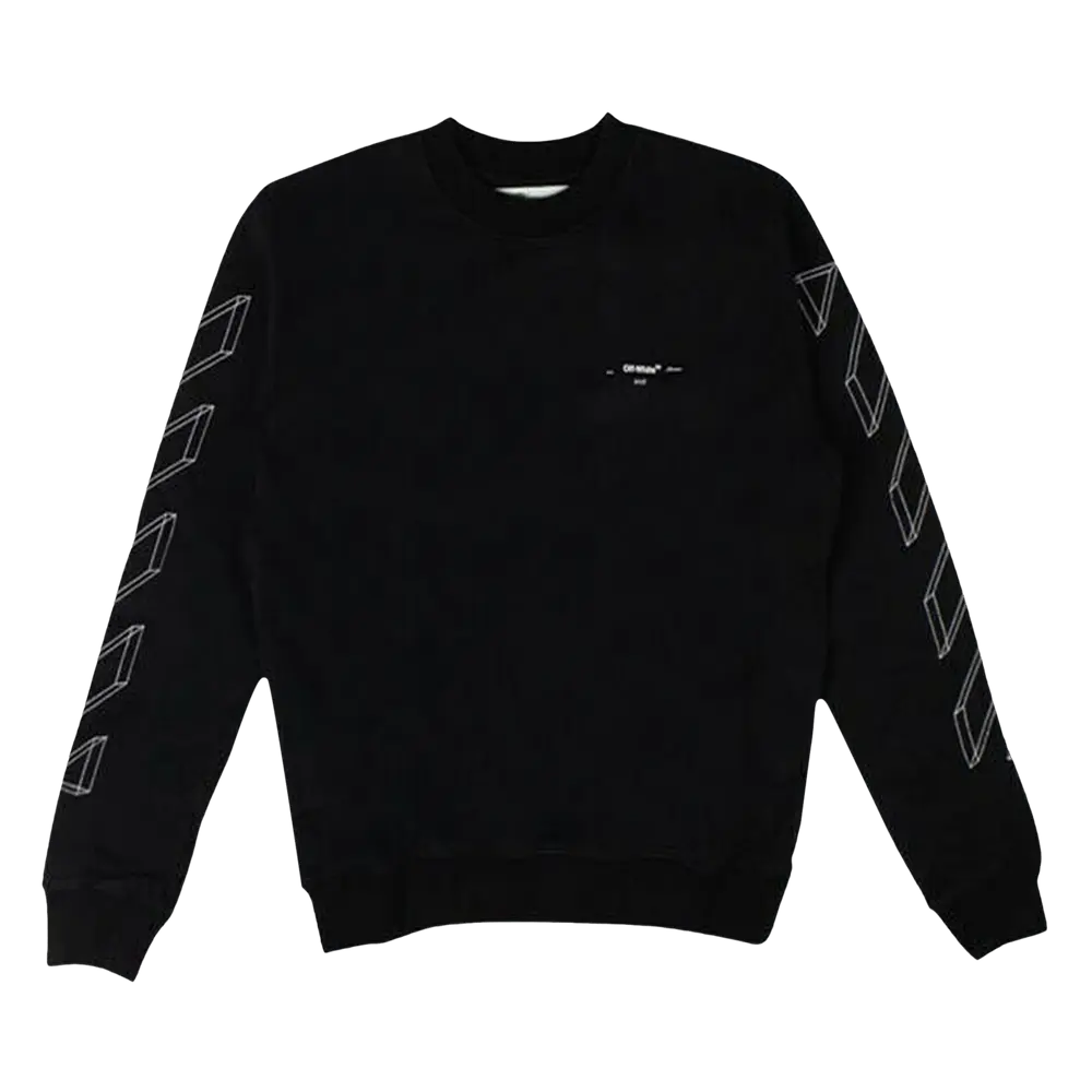 Off-White Diag Caravaggio Sweatshirt 'Black'