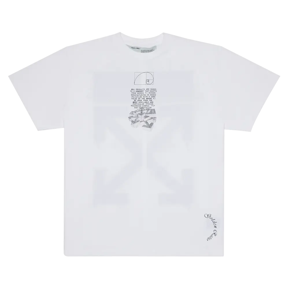 Off-White Dripping Arrows Short Sleeve Over T-Shirt 'White' Spring/Summer 2020