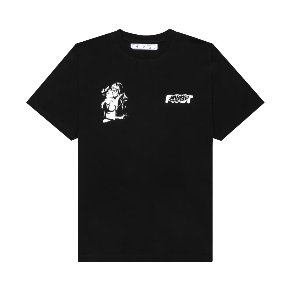 Off-White Kiss 21 Short-Sleeve Over Tee 'Black/White' Fall/Winter 2020