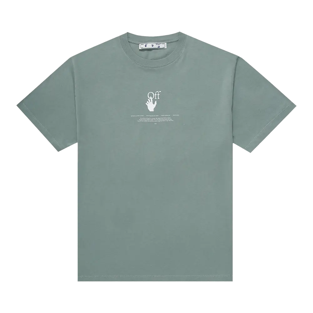 Off-White Logo T-Shirt 'Green' Spring/Summer 2021