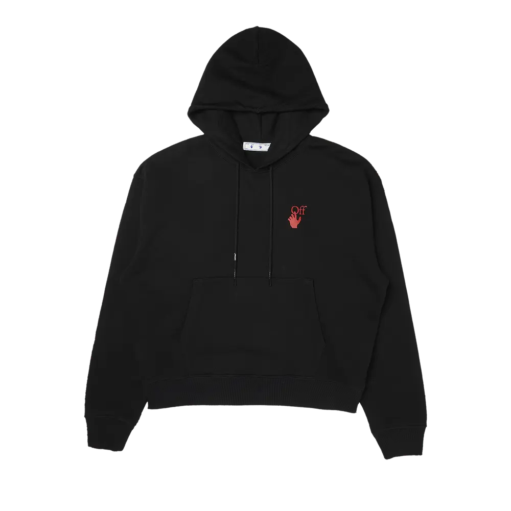 Off-White Starred Arrow Over Hoodie 'Black/Red' Fall/Winter 2021