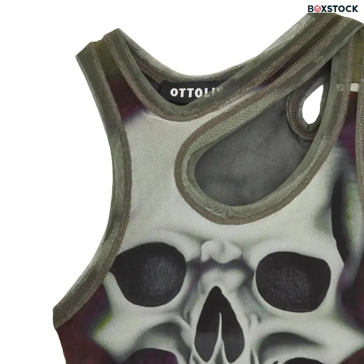 Ottolinger Mesh Tank Top 'Grey' Spring/Summer 2024