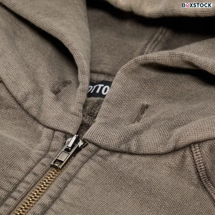 Ottolinger Multiline Zip Hoodie 'Light Brown' Spring/Summer 2024