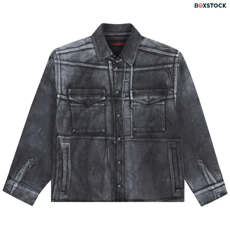 Ottolinger Oversized Denim Shirt 'Black' Spring/Summer 2024