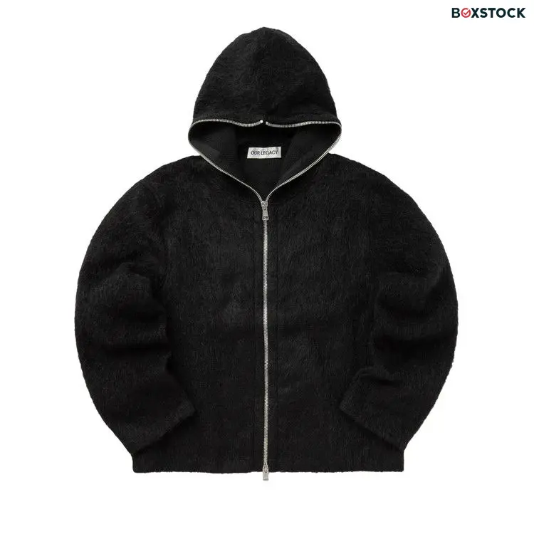Our Legacy Full Zip Hoodie 'Black' Fall/Winter 2024