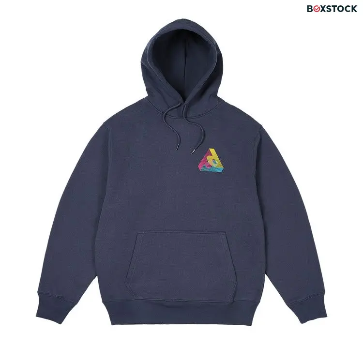 Palace 3P Fade Hood 'Navy' Blue Spring/Summer 2024