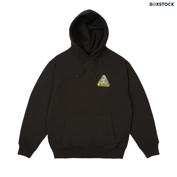 Palace 3P Fade Hood 'Black' Spring/Summer 2024