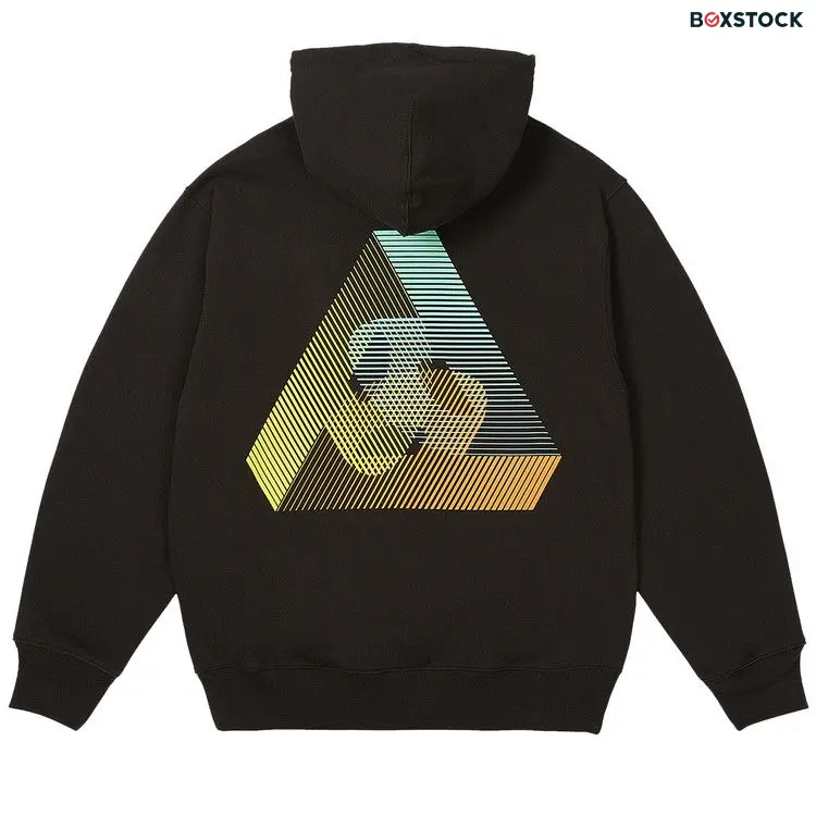 Palace 3P Fade Hood 'Black' Spring/Summer 2024