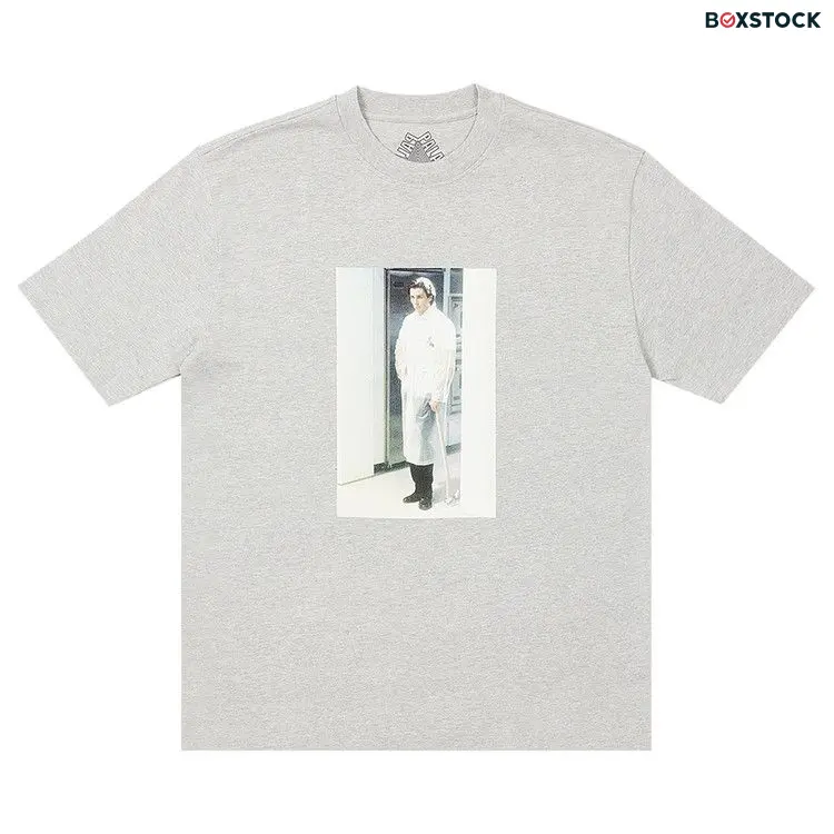 Palace American Psycho T-Shirt 'Grey Marl' Spring/Summer 2023