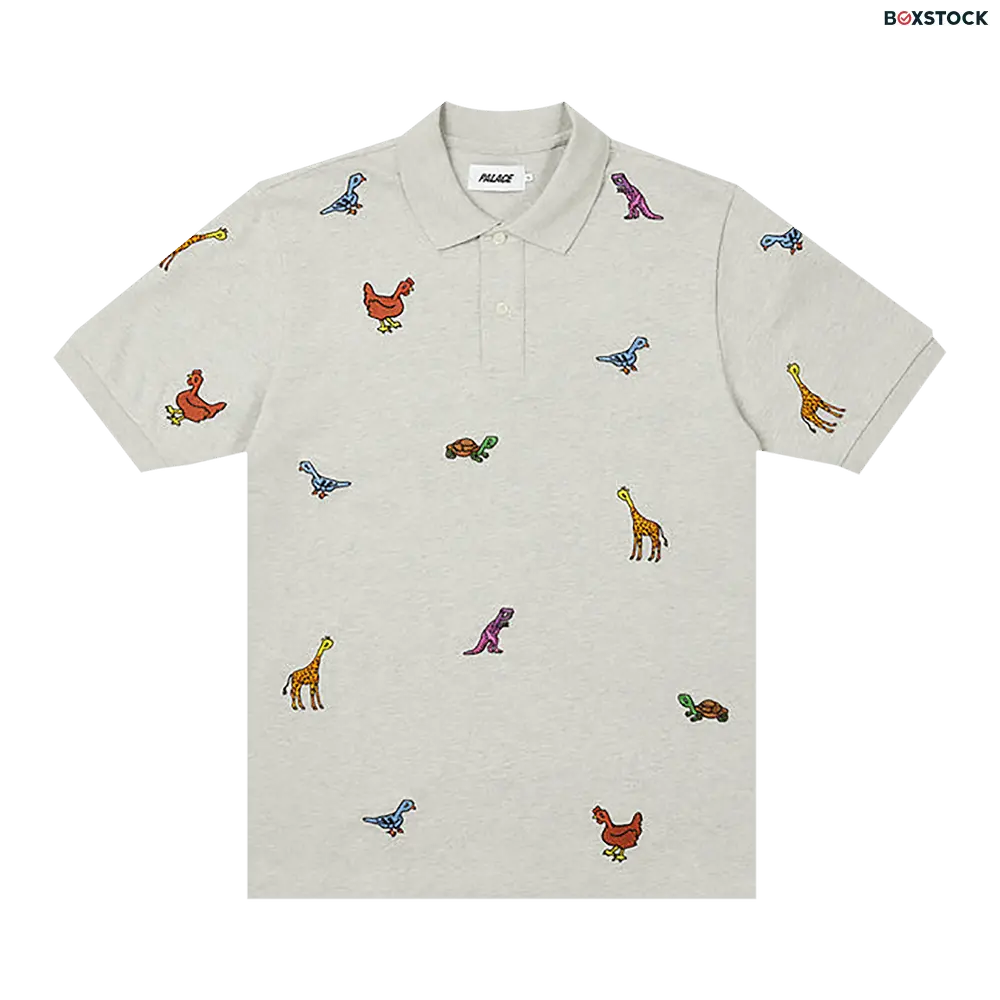 palace Palace Animals Polo 'Grey' Spring/Summer 2022