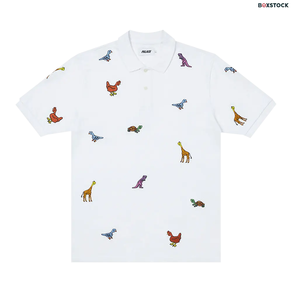 Palace Animals Polo 'White' Spring/Summer 2022