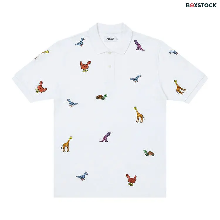 Palace Animals Polo 'White' Spring/Summer 2022