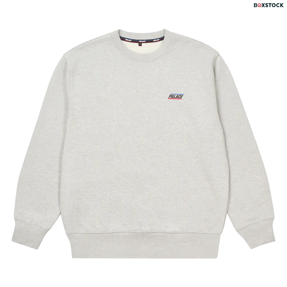 palace Palace Basically A Crew 'Grey Marl' Spring/Summer 2023