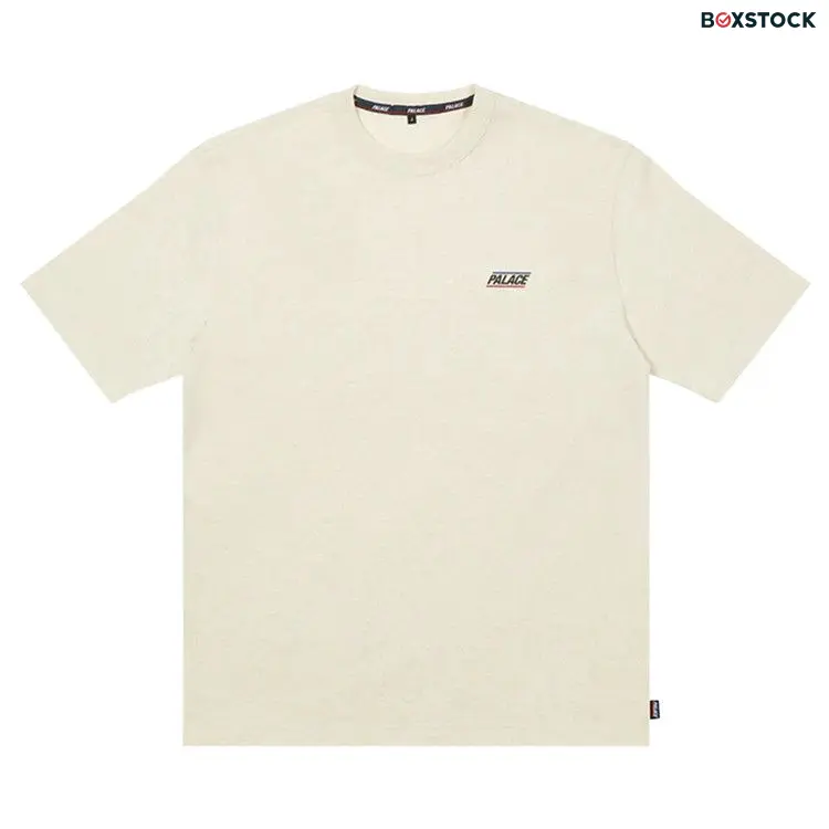 Palace Basically A T-Shirt 'Oatmeal Marl' Cream Spring/Summer 2022