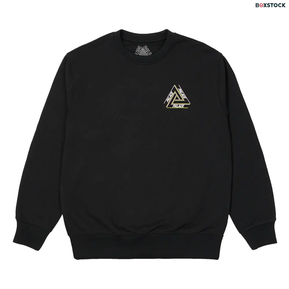 Palace Basically A Tri-Ferg Crew 'Black' Fall/Winter 2021