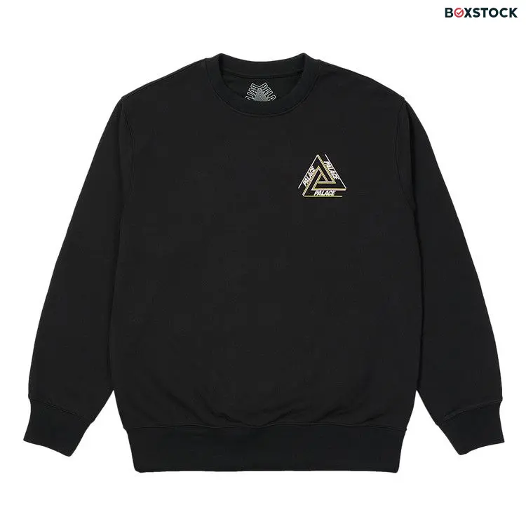 Palace Basically A Tri-Ferg Crew 'Black' Fall/Winter 2021