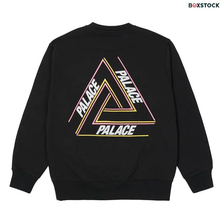 Palace Basically A Tri-Ferg Crew 'Black' Fall/Winter 2021