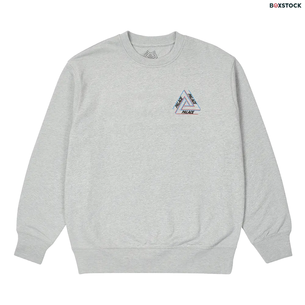 Palace Basically A Tri-Ferg Crew 'Grey Marl' Fall/Winter 2021