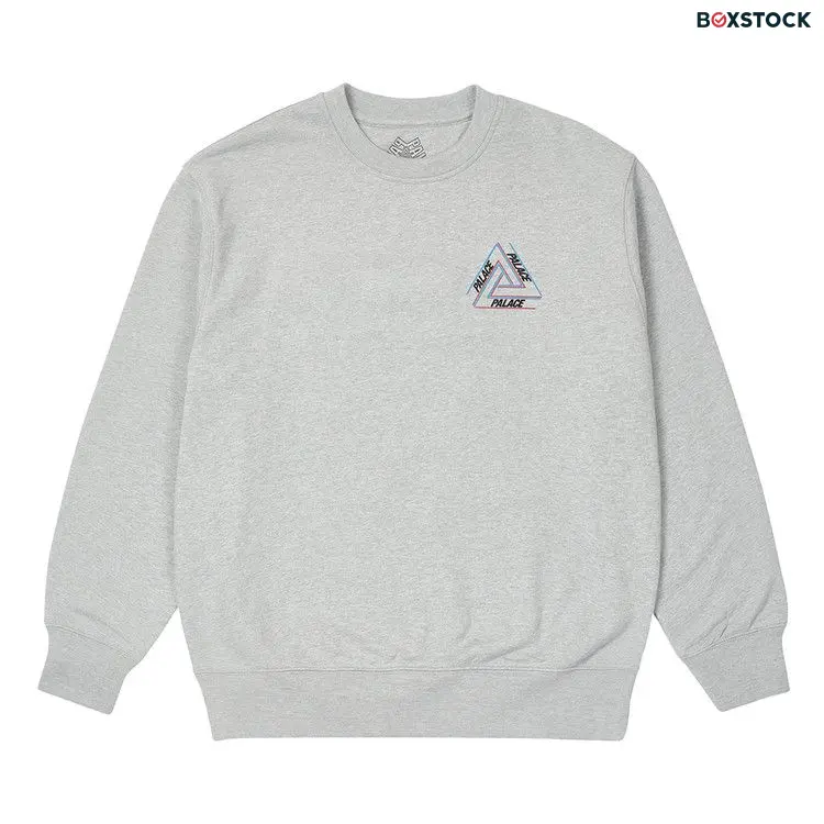 Palace Basically A Tri-Ferg Crew 'Grey Marl' Fall/Winter 2021