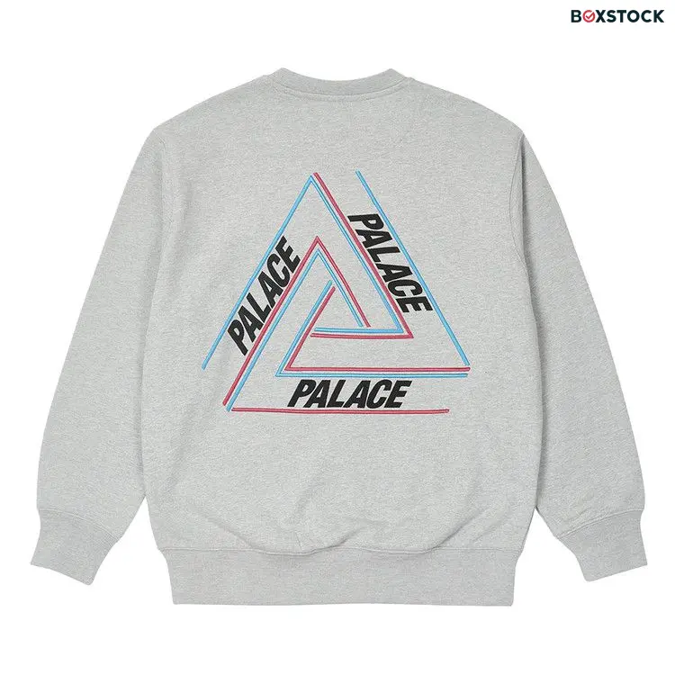 Palace Basically A Tri-Ferg Crew 'Grey Marl' Fall/Winter 2021