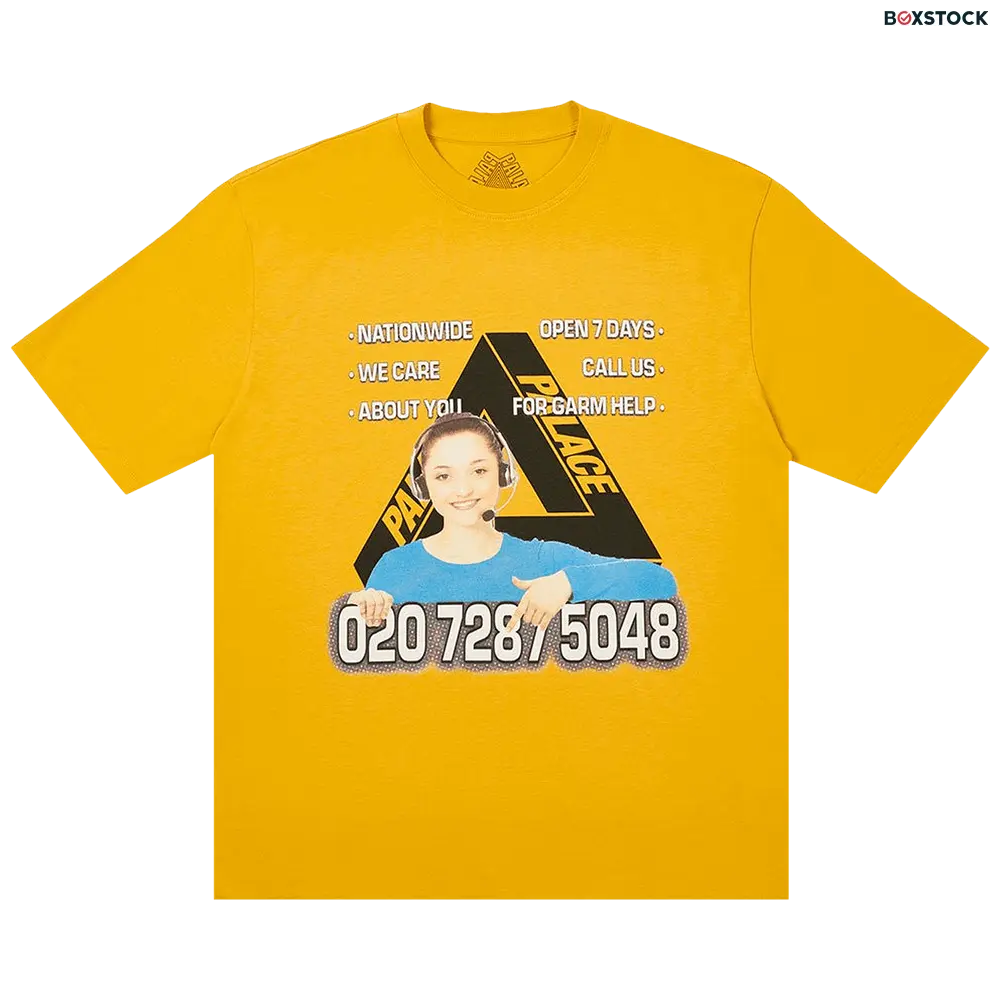 Palace Bell Man T-Shirt 'Camel' Tan Fall/Winter 2020