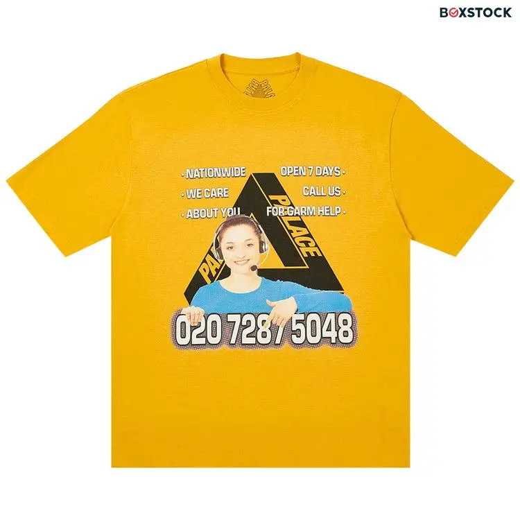 Palace Bell Man T-Shirt 'Camel' Tan Fall/Winter 2020