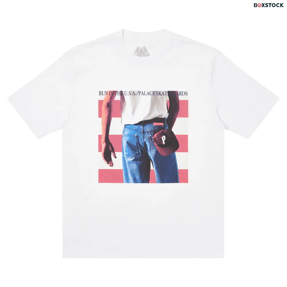 Palace Born To Bun T-Shirt 'White' Spring/Summer 2021