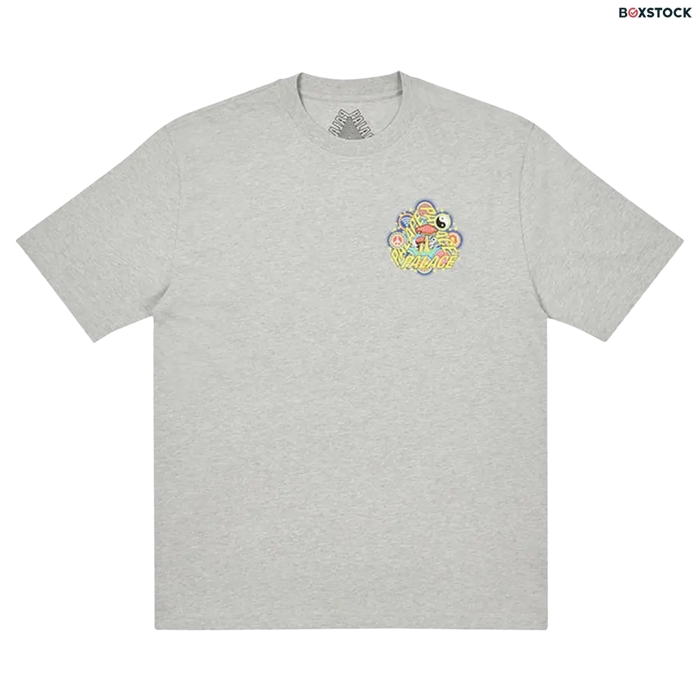 Palace Bun 5G T-Shirt 'Grey Marl' Spring/Summer 2022