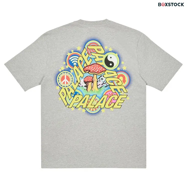 Palace Bun 5G T-Shirt 'Grey Marl' Spring/Summer 2022
