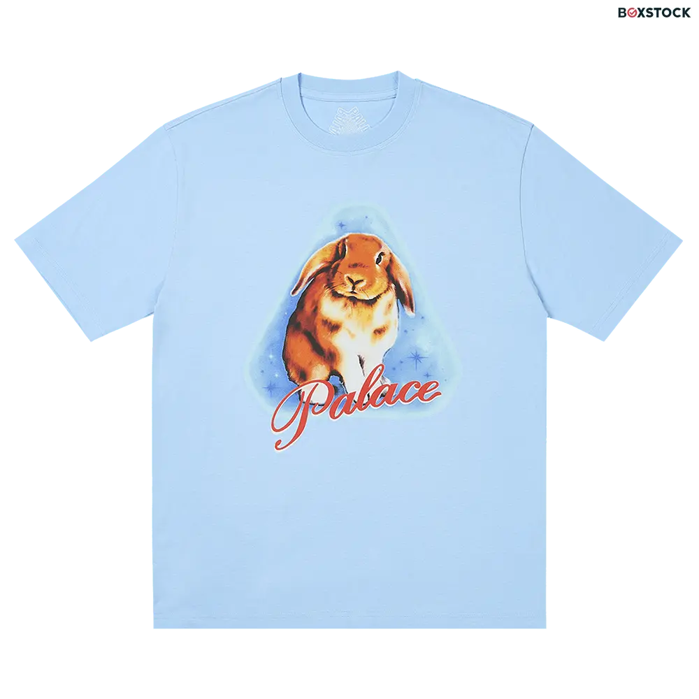 Palace Bunny T-Shirt 'Fresh Air' Blue Spring/Summer 2024