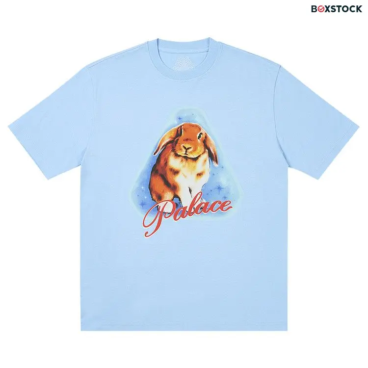 Palace Bunny T-Shirt 'Fresh Air' Blue Spring/Summer 2024