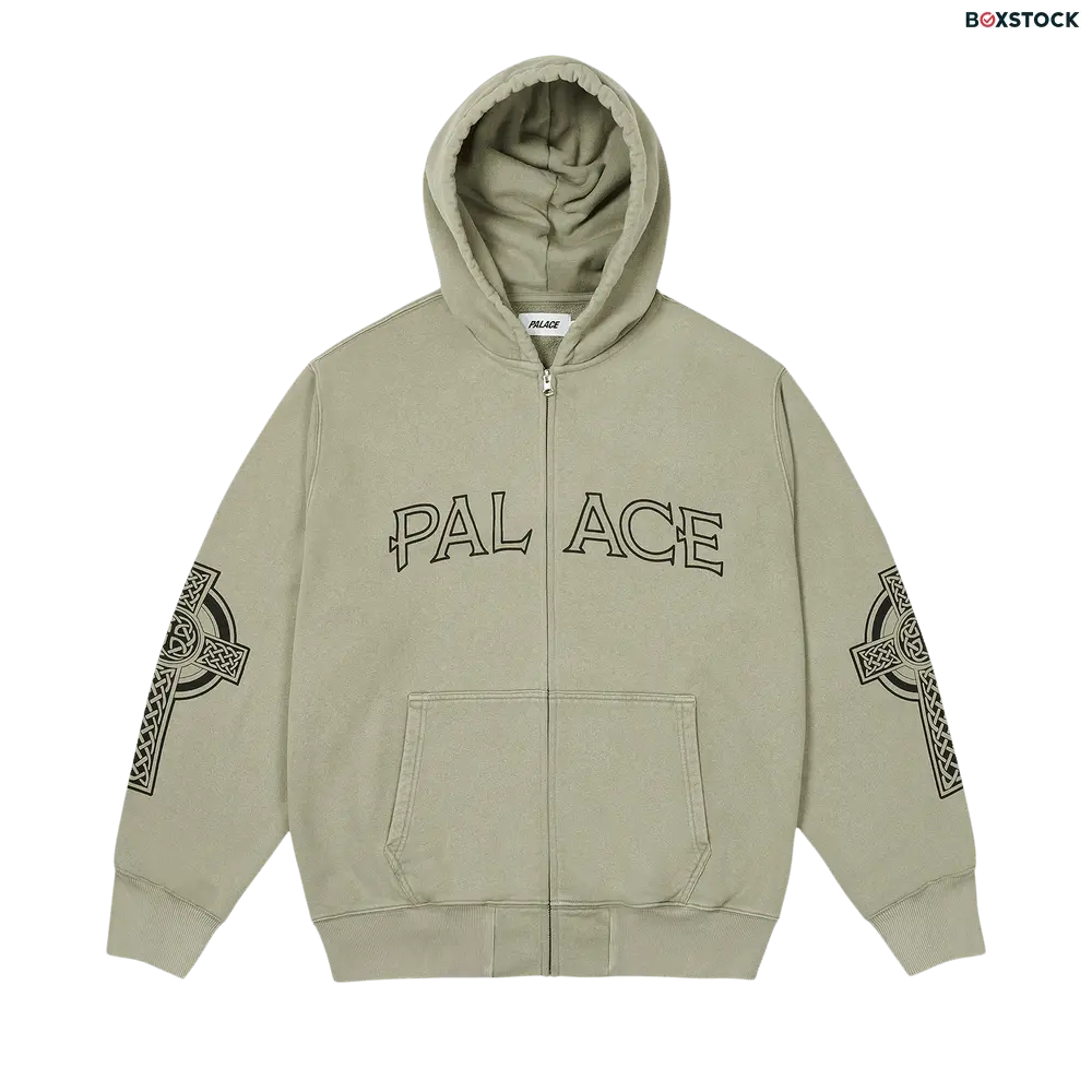 palace Palace Celtic Zip Hood 'The Deep Green' Fall/Winter 2024