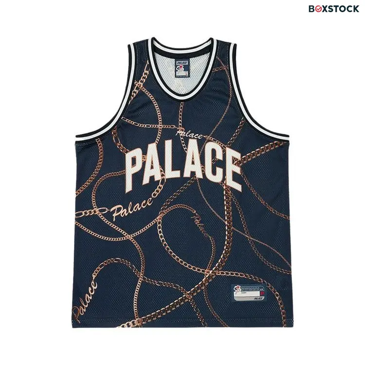 Palace Chain Basketball Vest 'Navy' Blue Fall/Winter 2023