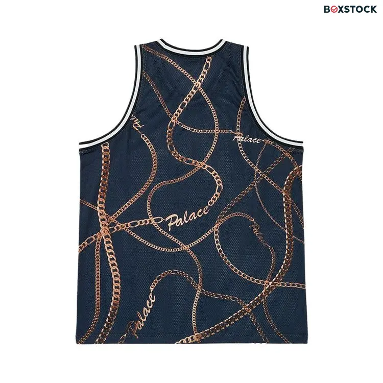 Palace Chain Basketball Vest 'Navy' Blue Fall/Winter 2023
