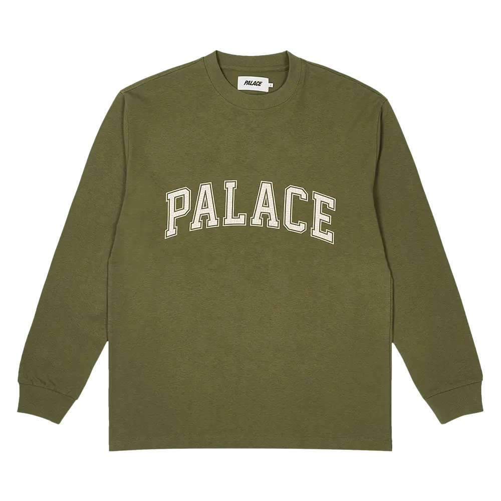 Palace Crack Me Up Long-Sleeve 'The Deep Green' Fall/Winter 2023