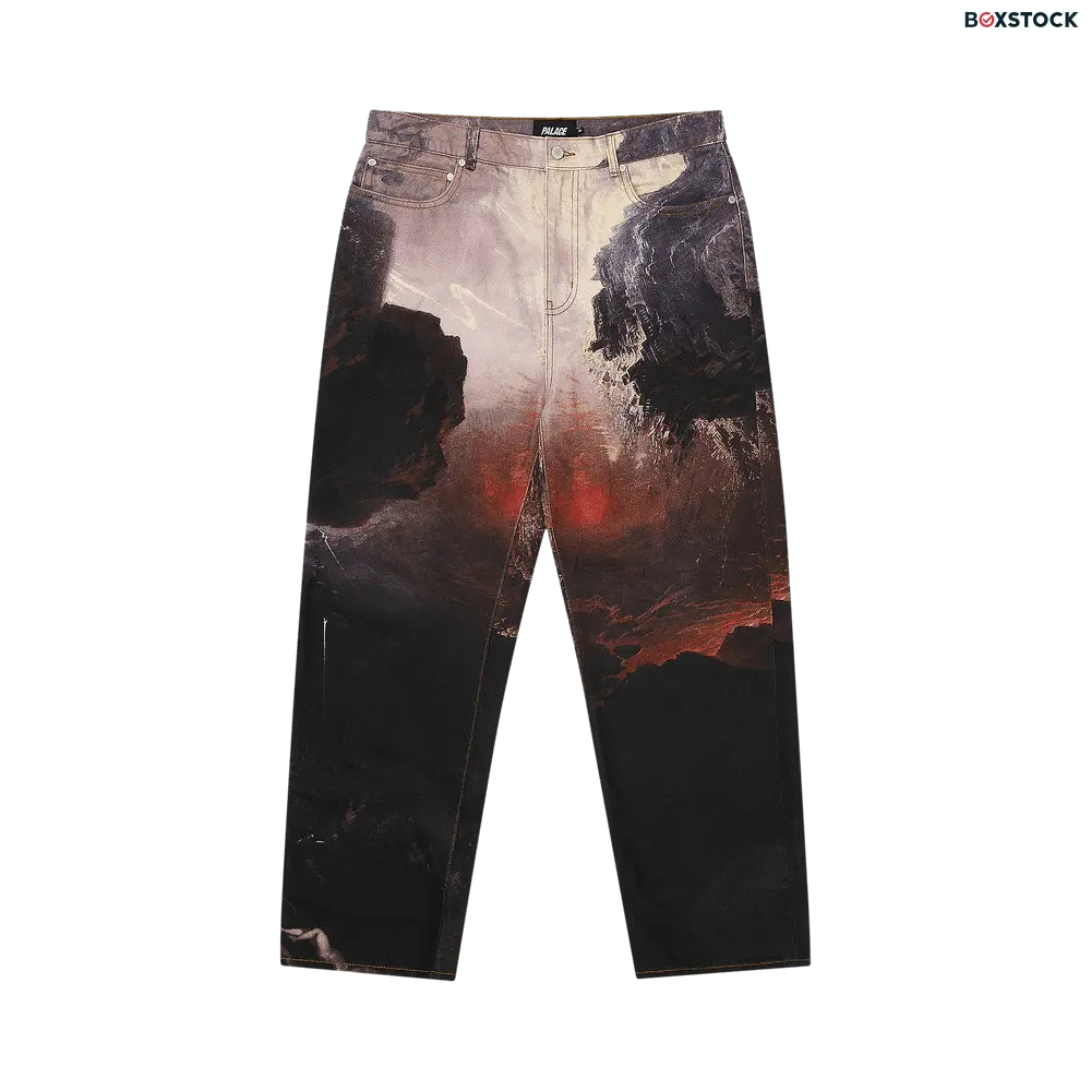 palace Palace P45 Standard Jean 'Day Of Wrath' Multi-Color Fall/Winter 2024
