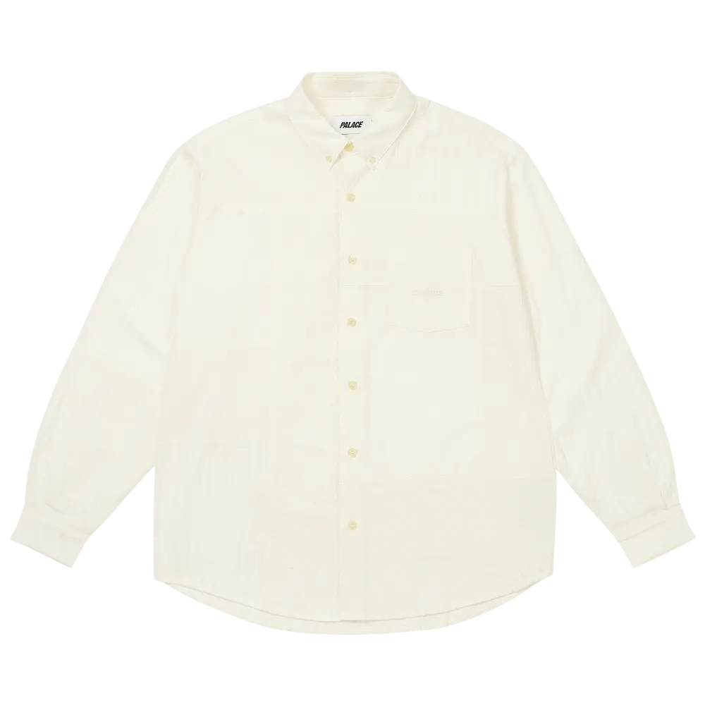Palace Patchy Shirt 'White' Fall/Winter 2024