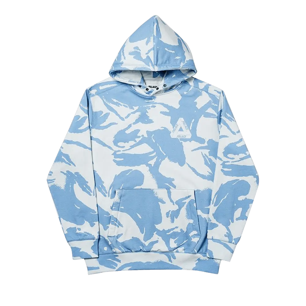 Palace Pealed Hood 'Blue' Spring/Summer 2020