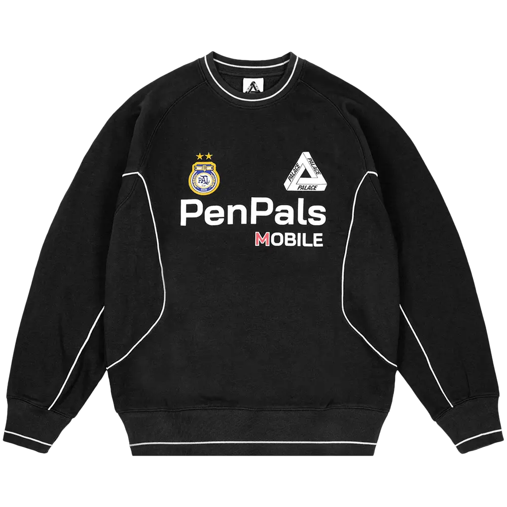 Palace Pen Pals Crew 'Black' Spring/Summer 2024