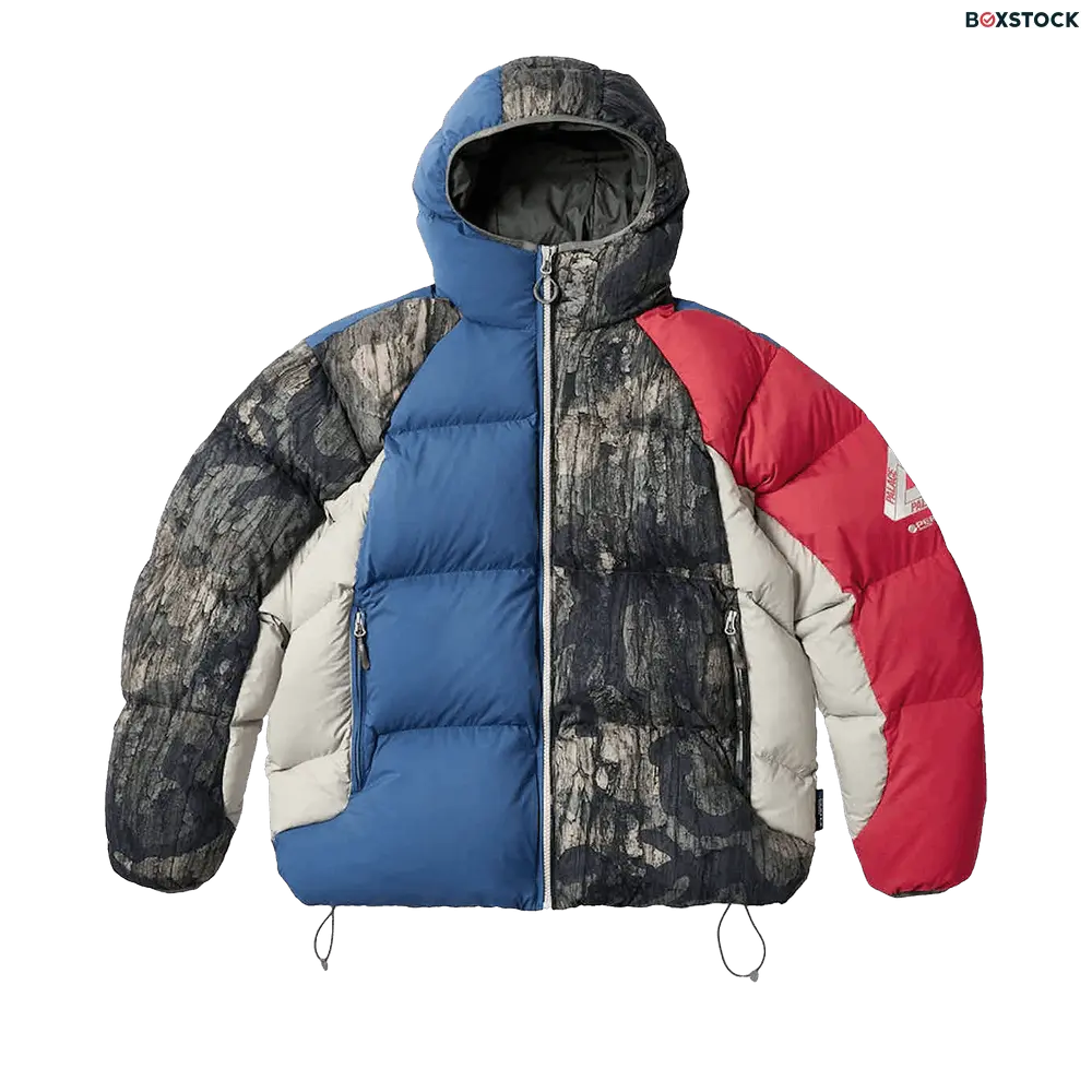 palace Palace Pertex Matte Balaclava Puffa 'Mix Up' Multi-Color