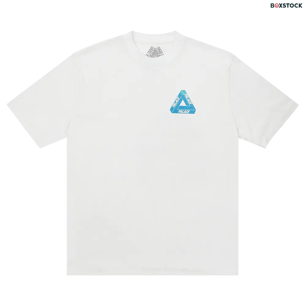 palace Palace Reacto Tri-Ferg T-Shirt 'White' Spring/Summer 2023