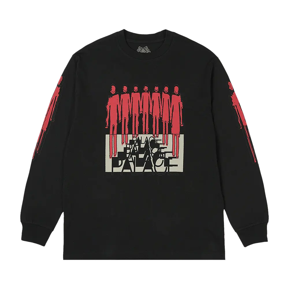 Palace Repeater Long-Sleeve 'Black' Spring/Summer 2024