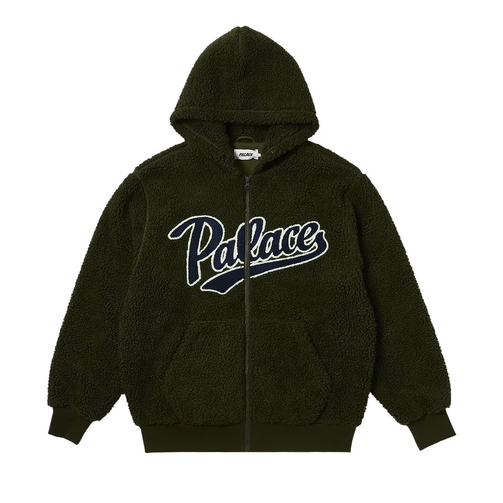 Palace Script Hood 'Huntsman' Green Fall/Winter 2023