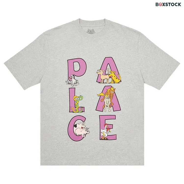 Palace Session T-Shirt 'Grey Marl' Fall/Winter 2022