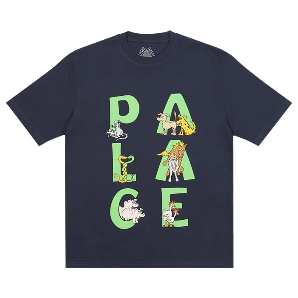Palace Session T-Shirt 'Navy' Blue Fall/Winter 2022