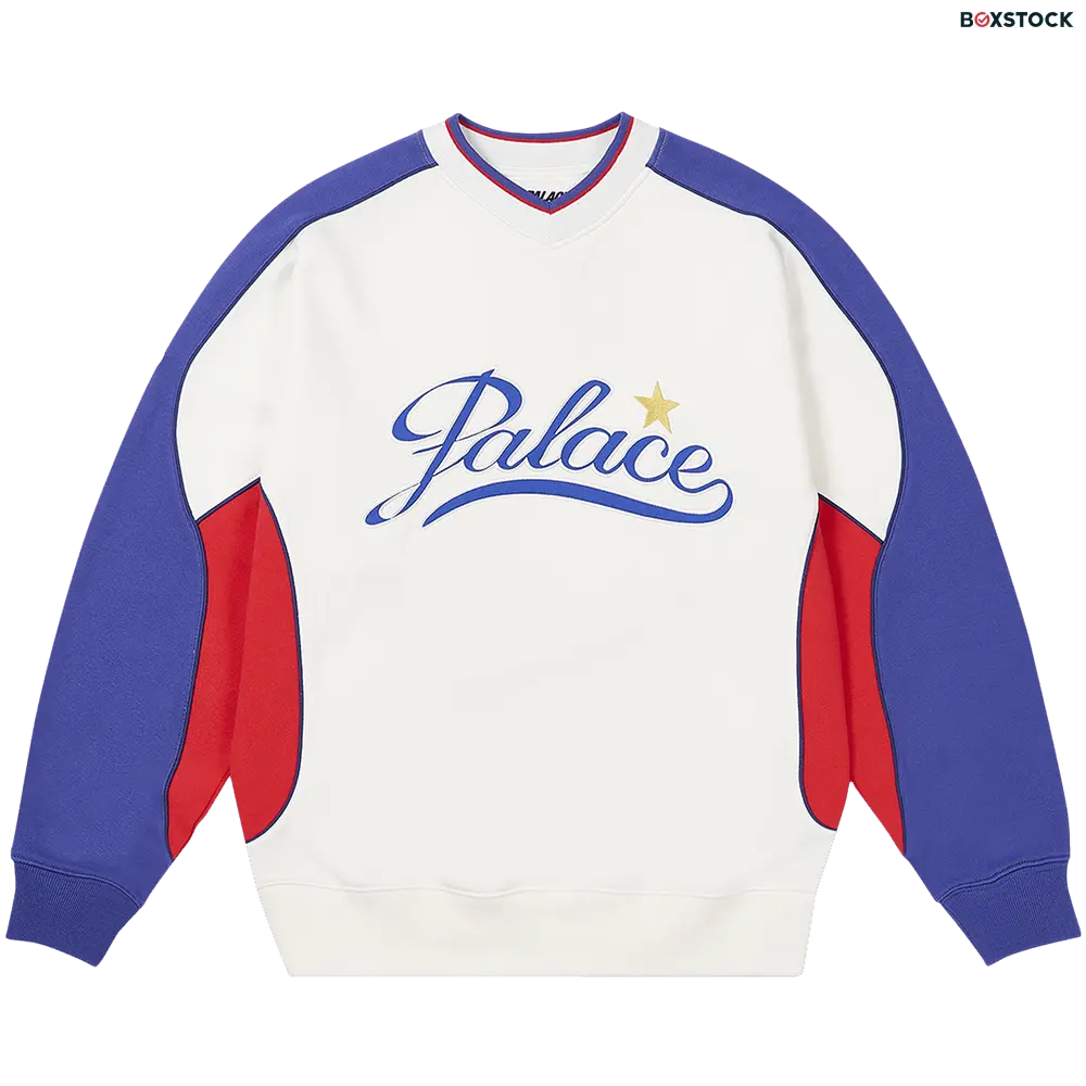 palace Palace Star Script Crew 'White' Spring/Summer 2024