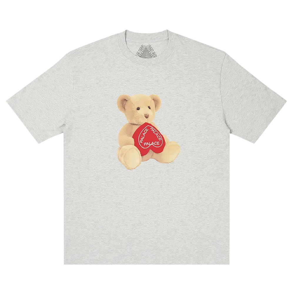 Palace Teddy T-Shirt 'Grey Marl' Spring/Summer 2024