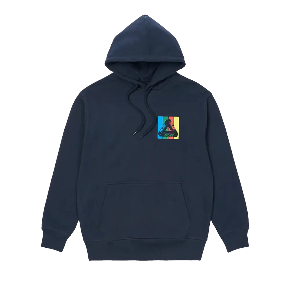 Palace Tri-Emb Hood 'Navy' Blue Spring/Summer 2022